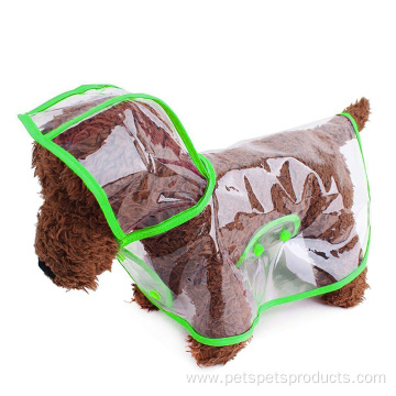 Custom PVC Dog Clothes Pet Outdoor Dog Raincoat